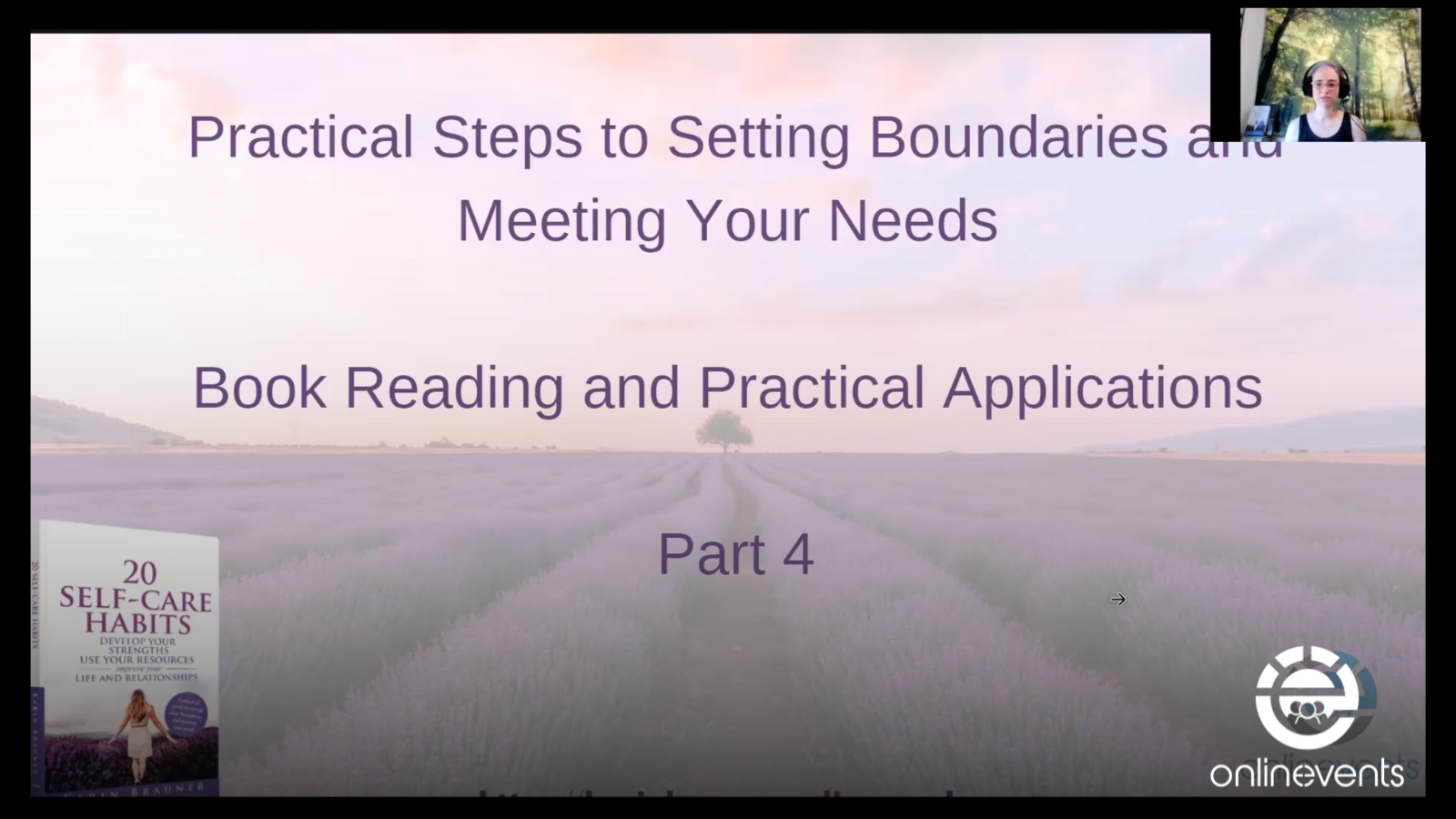 Practical Steps to Setting Boundaries and Meeting Your Needs Part 4 Book Reading with Karin Brauner