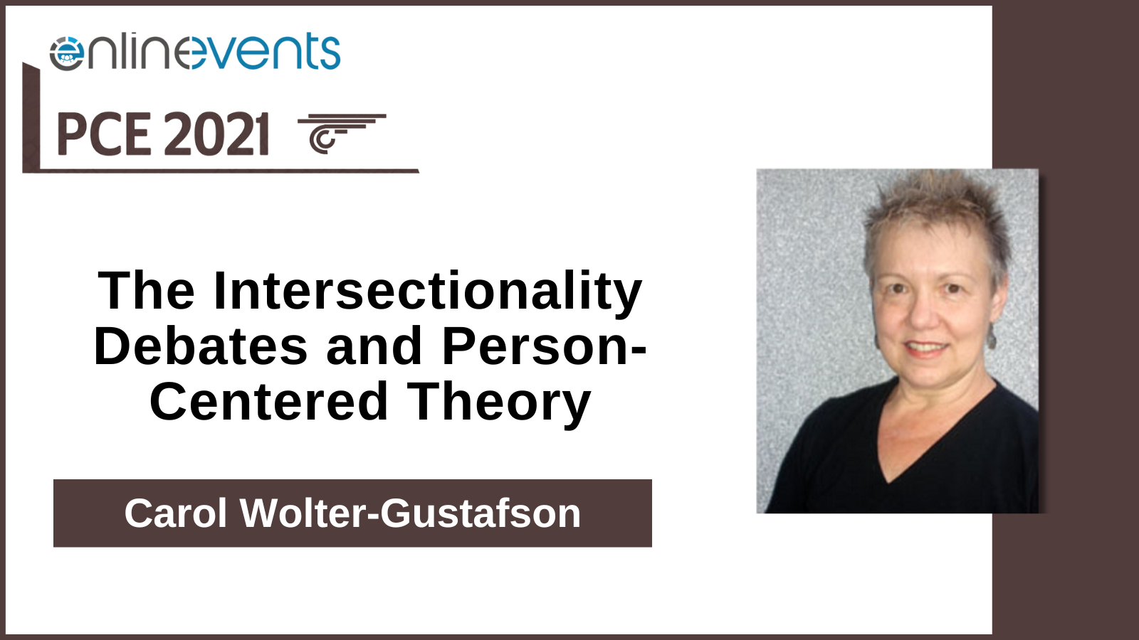 The Intersectionality Debates and Person-Centered Theory - Carol Wolter-Gustafson