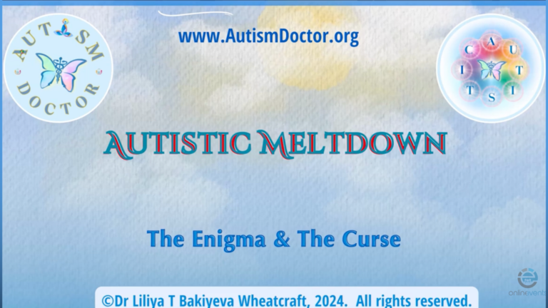 Autistic Meltdown from 0 to 100 Workshop with Liliya Wheatcraft