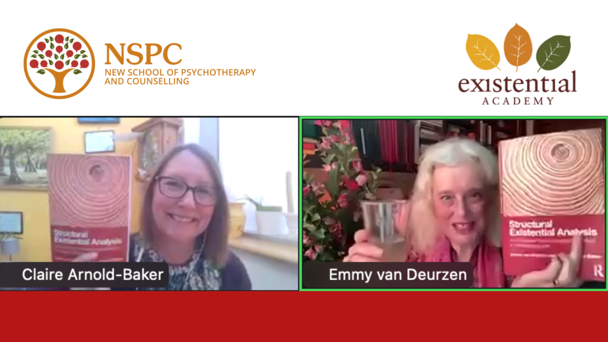 SEA An Existential-Phenomenological Method for Researching Life Book Launch with Emmy van Deurzen & Claire Arnold-Baker